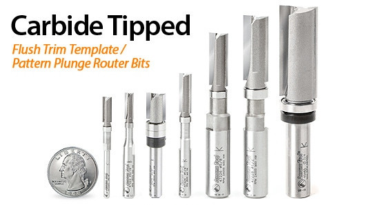 Flush Trim Router Bit Amana Tool 47224 - 1/4