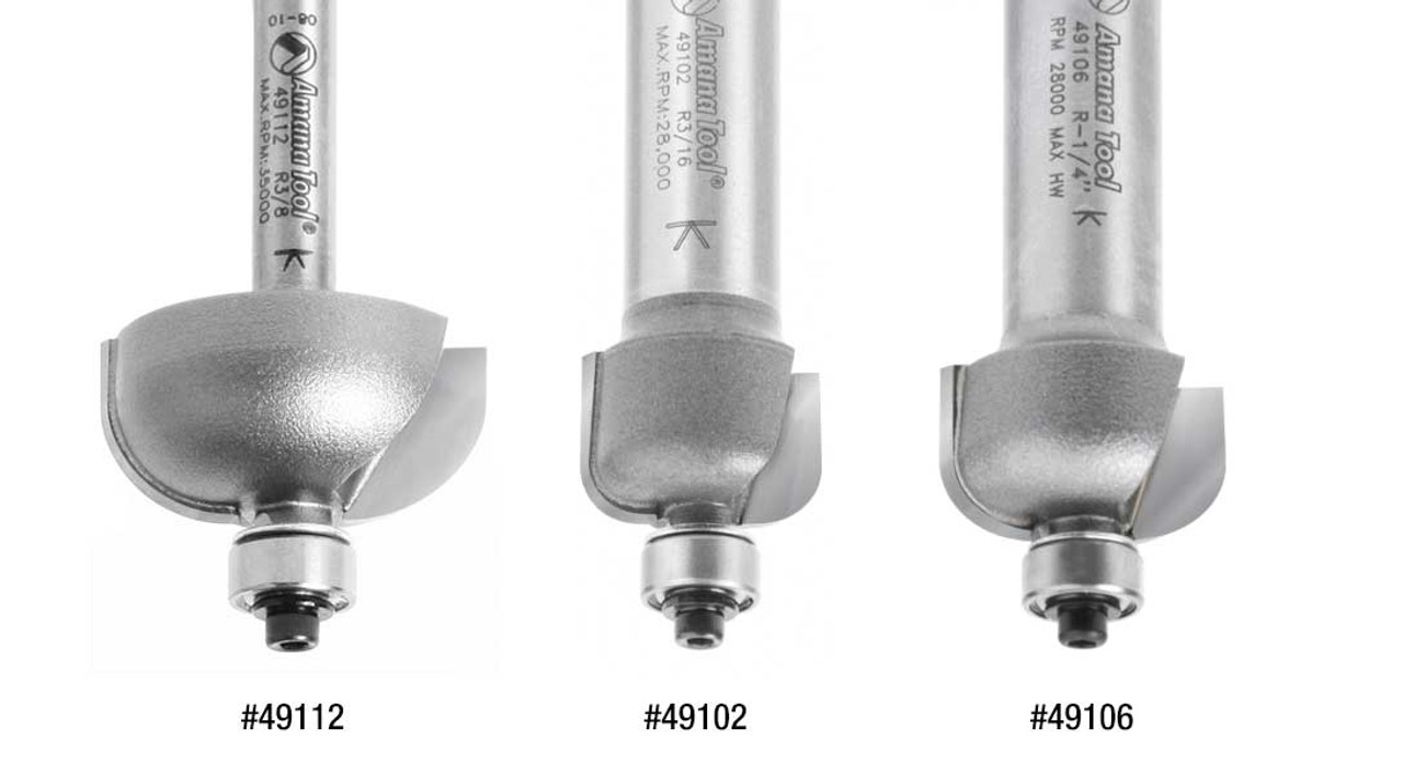 Cove Router Bit 5/16 R - Amana Tool 49108 - Woodworking Tool