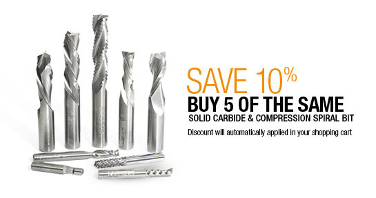 Spiral Up-Cut Router Bit 5/64