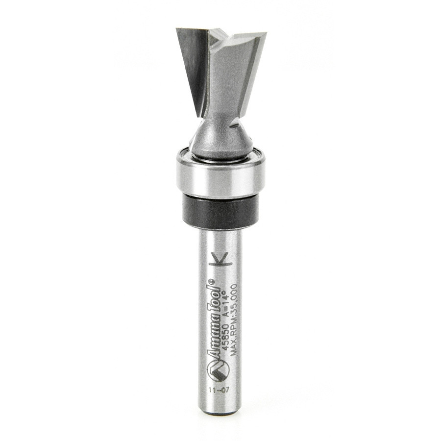 Router Bits 1/2 Shank Amana Tool - 45705 Carbide Tipped V-Groove