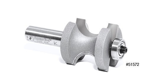 Broca Amana Tool De 1-13/16" Para Madera Con 2 Filos Nariz De Toro