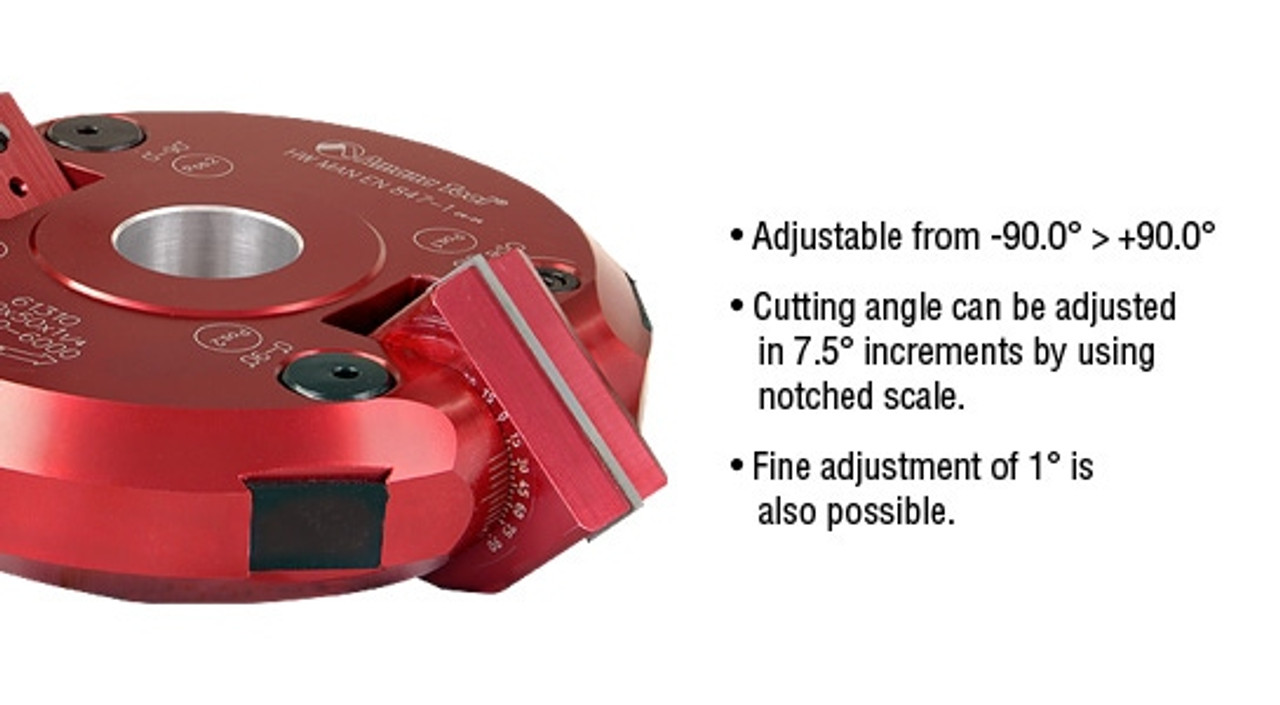 Adjustable Chamfer Shaper Cutter Amana Tool 61311 - 167mm D x 60mm CH