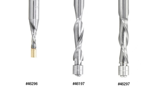 Amana Tool 46297 Solid Carbide UltraTrim Spiral Trim 1/4 D X