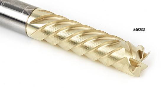 Amana Tool 46303 Solid Carbide ZrN Coated Honeycomb Cutting 3/8 D