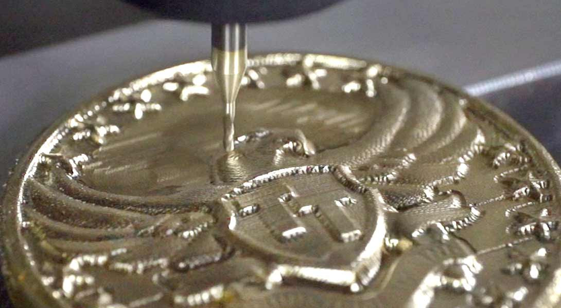 CNC Carving Tapered Ball Nose - Amana Tool 46473, 6.2 Deg, ZrN Coated