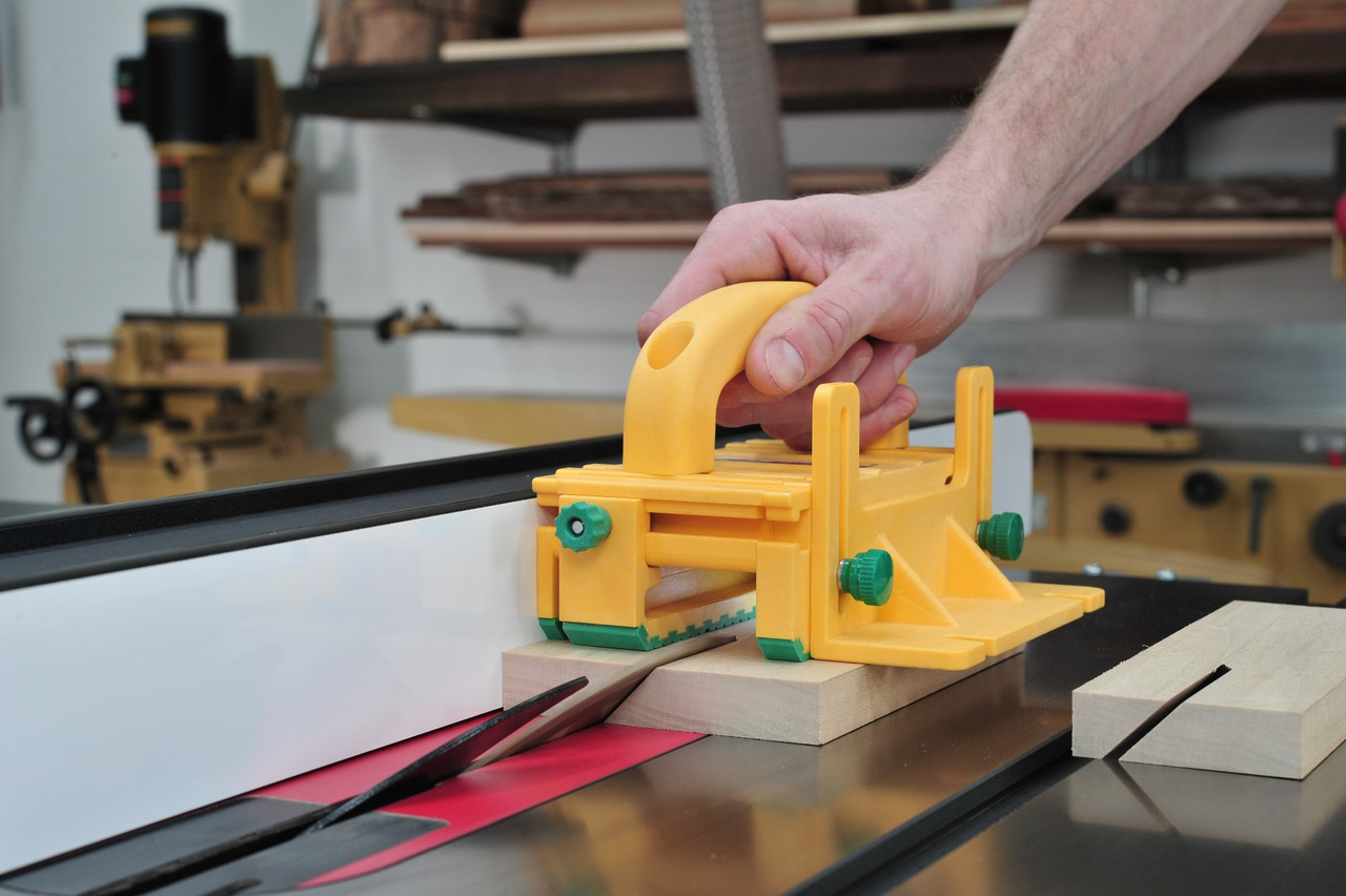 MICROJIG GRR-RIPPER GR-100 3D Adjustable Table Saw Pushblock 2-Pack, Yellow - 2