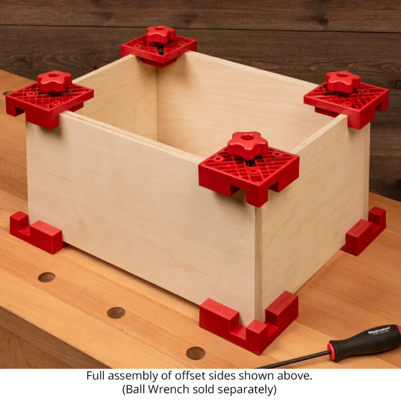 Box Clamps for Woodworking - Woodpeckers BC4-M2 Square Assembly