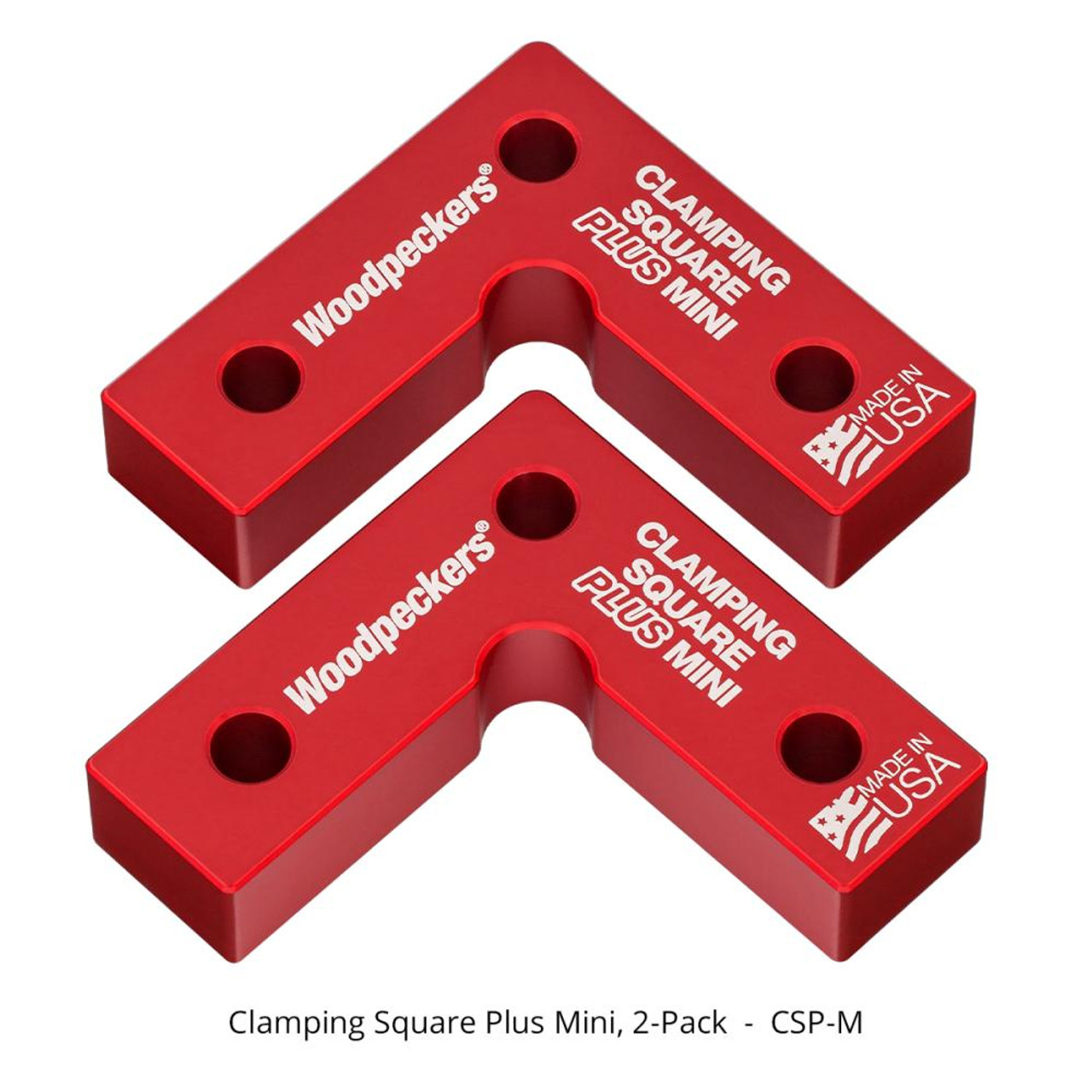 Woodpeckers CSP-M-CK-4 Mini Clamping Square PLUS Squares, 4 ea., CSP  Clamps, 8 ea.