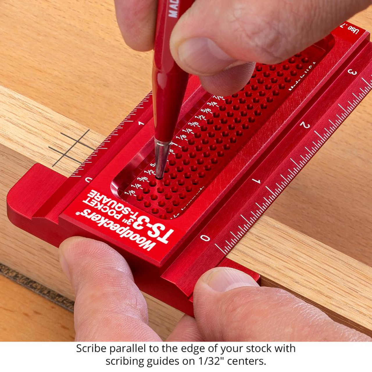 Precision Woodworking T-Square 32-Inch - Woodpeckers TS-32-20