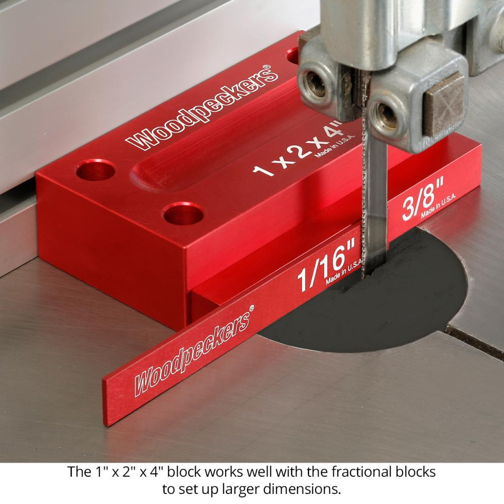 Woodworking Setup Blocks 10pc - Woodpeckers SUB10-22