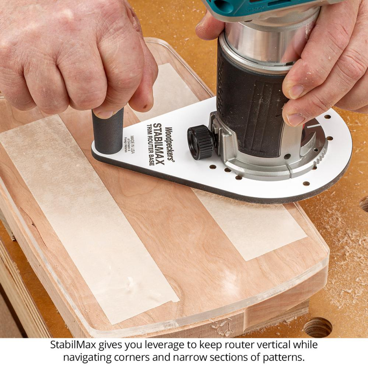 StabilMax Trim Router Base - Woodpeckers SMTROB-M-23