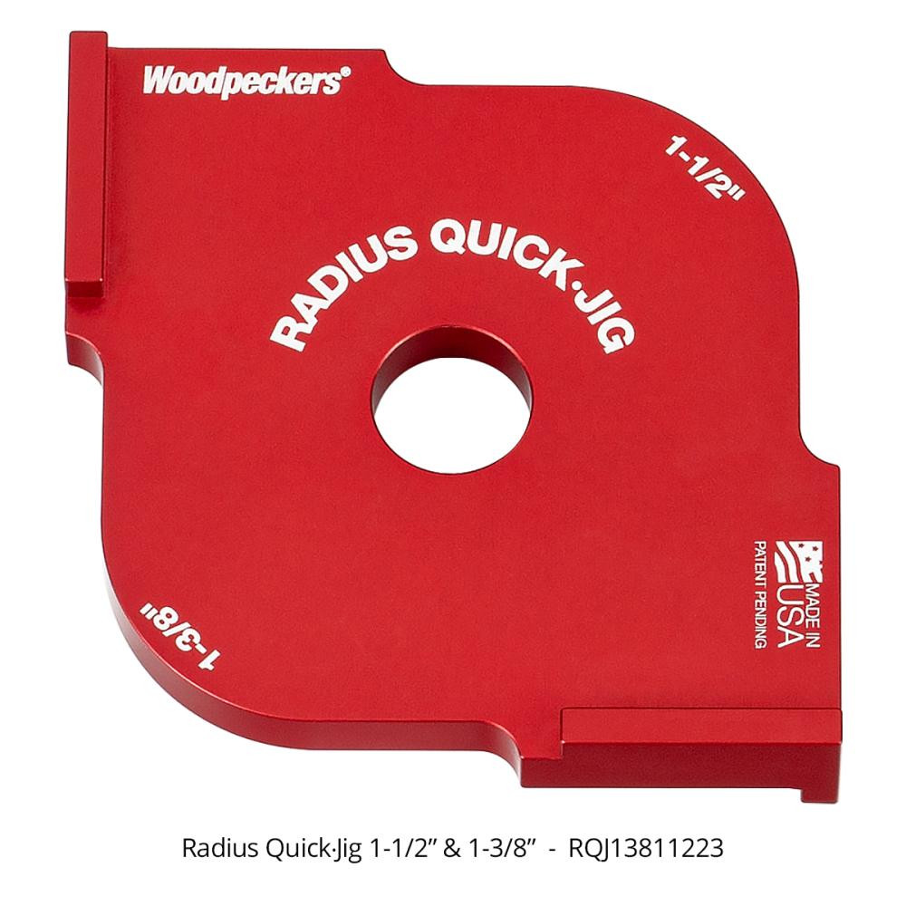 Radius Quick Jig - Woodpeckers RQJ781023, 7/8 & 1 Inch