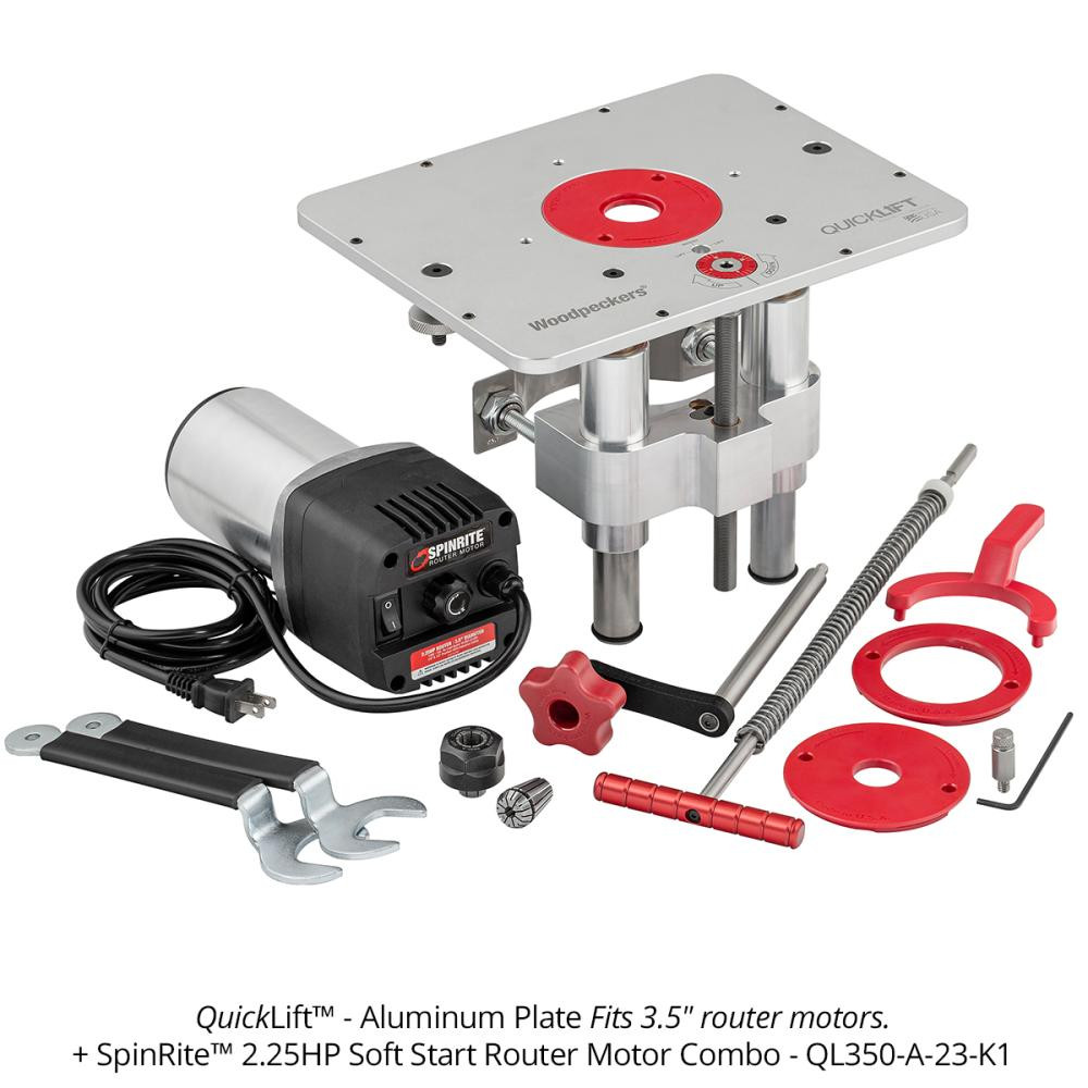 Router Lift Quicklift 350 HDS - Fits 3.5