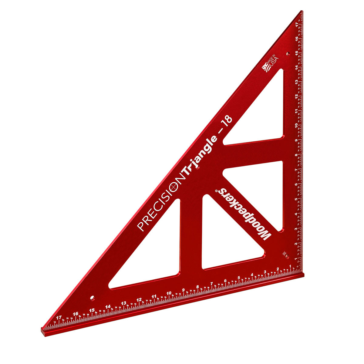 Precision Triangles Precision Triangle Set Woodpeckers PCT18NC-24 - Woodworking Tools