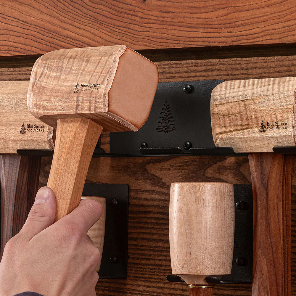 Blue Spruce Round & Rectangular Mallet Rack-Its