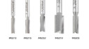Straight Plunge Cutting Router Bits-Metric Sizes