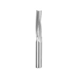 Amana Tool 46126 Solid Carbide Roughing Spiral 3 Flute Chipbreaker 1/2 D x 2 CH x 1/2 SHK x 4 Inch Long Up-Cut Router Bit