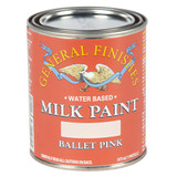 General Finishes Water Based Milk Paint, Ballet Pink, 1 Pint