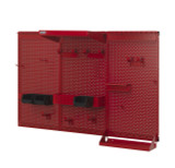 OmniWall 3 Panel OmniWall Kit- Panel Color: Red Accessory Color: Red