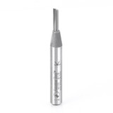 Amana Tool 45100 Carbide Tipped Straight Plunge Single Flute High Production 1/8 D x 7/16 CH x 1/4 Inch SHK Router Bit