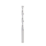 48444 Fresa CNC de metal duro para corte de espuma con punta cuadrada en espiral de 6 mm de diámetro x 57 mm x 6 mm de vástago x 100 mm de longitud
