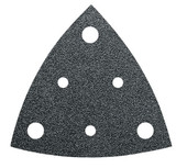 FEIN 63717109041 MultiMaster Triangle-Shaped Vacuum Hook & Loop Sanding Sheets, 60-grit (5 pack)