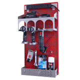 OmniWall Power Tool Kit- Panel Color: Red Accessory Color: Silver