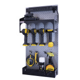 OmniWall Power Tool Kit- Panel Color: Silver Accessory Color: Black