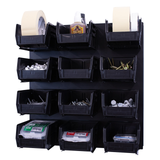 OmniWall Bin Storage Panel (Includes Cleats)-Black