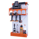 OmniWall Power Tool Kit- Panel Color: White Accessory Color: Orange