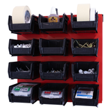 OmniWall Bin Storage Panel (Includes Cleats)-Red
