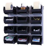 OmniWall Bin Storage Panel (Includes Cleats)-Silver