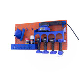 OmniWall Horizontal Power Tool Kit- Panel Color: Orange Accessory Color: Blue