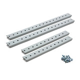 Bora T-BK1218 Rail Kit with Hardware (PM1000, PM2500), 2 x 12in rails, 2 x 18in rails