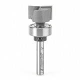 Amana Tool 45561 Carbide Tipped Bottom Cleaning 3/4 D x 7/16 CH x 1/4 Inch SHK w/ Upper Ball Bearing & Upshear Design Router Bit