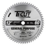 Timberline 12060 Carbide Tipped General Purpose 12 Inch D x 60T ATB, 1 Inch Bore, Circular saw Blade