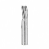 Amana Tool 46432 Fresa de carburo sólido de corte descendente de 3 hélices, espiral lenta 1/2 D x 1 CH x 1/2 SHK x 3 pulgadas de largo