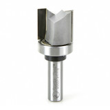 Amana Tool 45550 Carbide Tipped Flush Trim Plunge Template 1-1/8 D x 1 Inch CH x 1/2 SHK w/ Upper Ball Bearing Router Bit