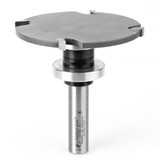 Amana Tool 57165 Carbide Tipped 4 Wing Cut Out Solid Surface 3 D x 3/16 CH x 1/2 Inch SHK x 27/32 Depth of Cut Router Bit