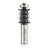 Timberline 390-40 Carbide Tipped Triple Bead 1/8 R x 7/8 D x 1 Inch CH x 1/2 SHK w/ Lower Ball Bearing Router Bit