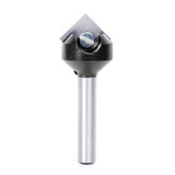 Amana Tool RC-45711 In-Tech Insert Carbide V Groove 90 Deg x 11/16 D x 21/64 CH x 1/4 Inch SHK Single Flute Router Bit