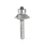 Amana Tool 51434 Aluminium & Kunststoff Fase Trim 45 Deg x 31/32 Dia x 1/4 Cut Länge x 1/4 Zoll Schaft Hartmetall bestückt Router Bit