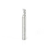 Amana Tool 51484 CNC SC Spiral O Single Flute, Aluminum Cutting 3/8 D x 3/4 CH x 3/8 SHK x 3 Inch Long Up-Cut Router Bit with Mirror Finish