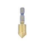 Timberline 608-753 Titanium Coated M2 HSS Countersink 82 Deg x 1/2 D x 1/4 Inch SHK