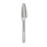 Amana Tool BURS-144 Fresa SF de Doble Corte con Cabeza SC en Forma de Árbol 1/2 D x 1 CH x 1/4 SHK x 2-3/4 Pulgadas de Largo