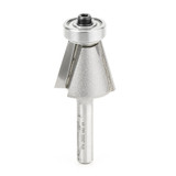 Amana Tool 49409 Carbide Tipped Lansen Stainless Steel Edge Sink 15 Deg Bevel x 7/8 D x 7/8 CH x 1/4 Inch SHK Router Bit