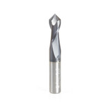 Amana Tool 51654 CNC-Vollhartmetall-90-Grad-V-Spirale mit AlTiN-Beschichtung für Stahl und Edelstahl 3/8 D x 7/8 CH x 3/8 SHK x 2-1/2 Zoll lang Up-Cut-Bohrer/Router Bit/End Mill