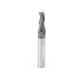 Amana Tool 51462 SC Spiral for Steel, Stainless Steel & Non Ferrous Metal with AlTiN Coating 3-Flute x 3/16 D x 7/16 CH x 1/4 SHK x 1-7/8 Inch Long Up-Cut Router Bit / 45 Deg Corner Chamfer End Mill