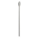 Herramienta Amana BURS-180 Cabeza SC Ovalada 1/2 D x 7/8 CH x 1/4 SHK x 6-7/8 Pulgadas de Largo Fresa SE de Doble Corte