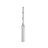 Amana Tool 46564 CNC-Vollhartmetall CNC-Schaumstoff schneiden unten flach unten Spirale 1/8 D x 1-1/8 CH x 1/4 SHK x 2-1/2 Zoll lang Router Bit